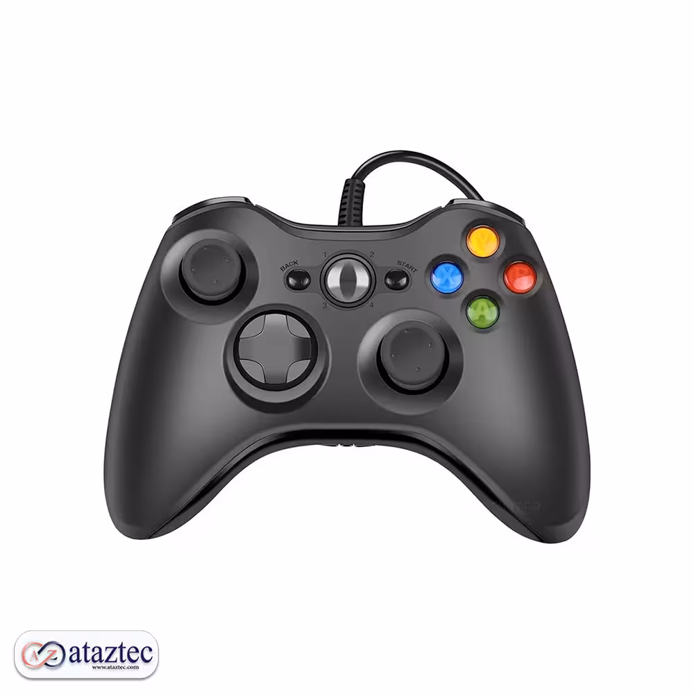 دسته بازی سیمی مدل USB122 | مناسب برای PC، PS3، و Android