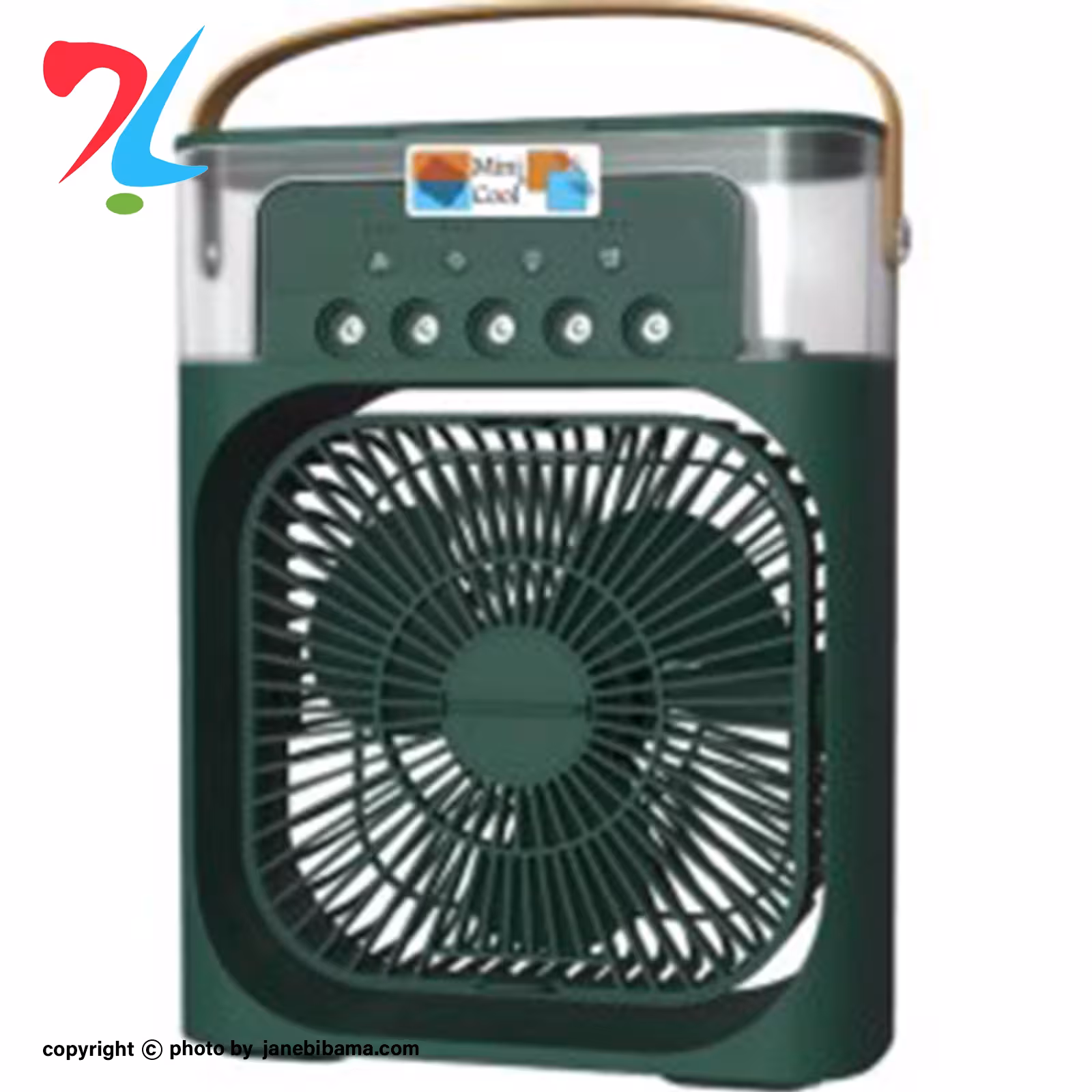 پنکه مه پاش رومیزی mini cooling fan-سبز