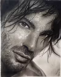 تابلو سیاه قلم