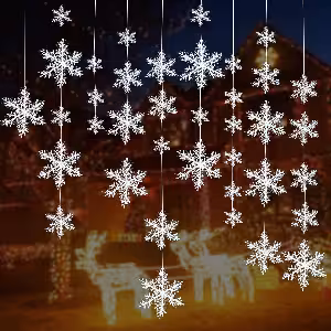 آویز برف کریسمس 3 عددی کد 468