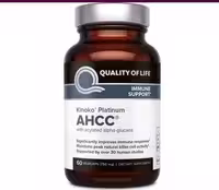 مکمل گیاهی Quality of Life برای تقویت سیستم ایمنی حاوی 750 میلی گرم عصاره قارچ AHCC
