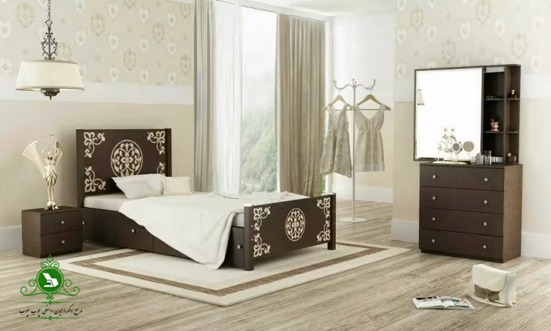 تخت خواب یک نفره مدل اسلیمی