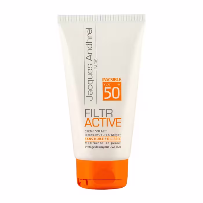 کرم ضد آفتاب بی رنگ SPF50 پوست چرب ژاک آندرل