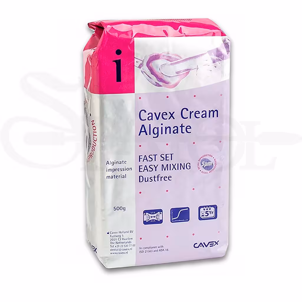 الژینات خامه ای کوکس Cream Alginate برند Cavex