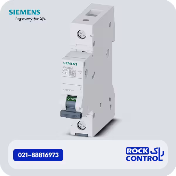 5SL6116-7 کلید مینیاتوری زیمنس 16 آمپر تک پل ، تیپ C