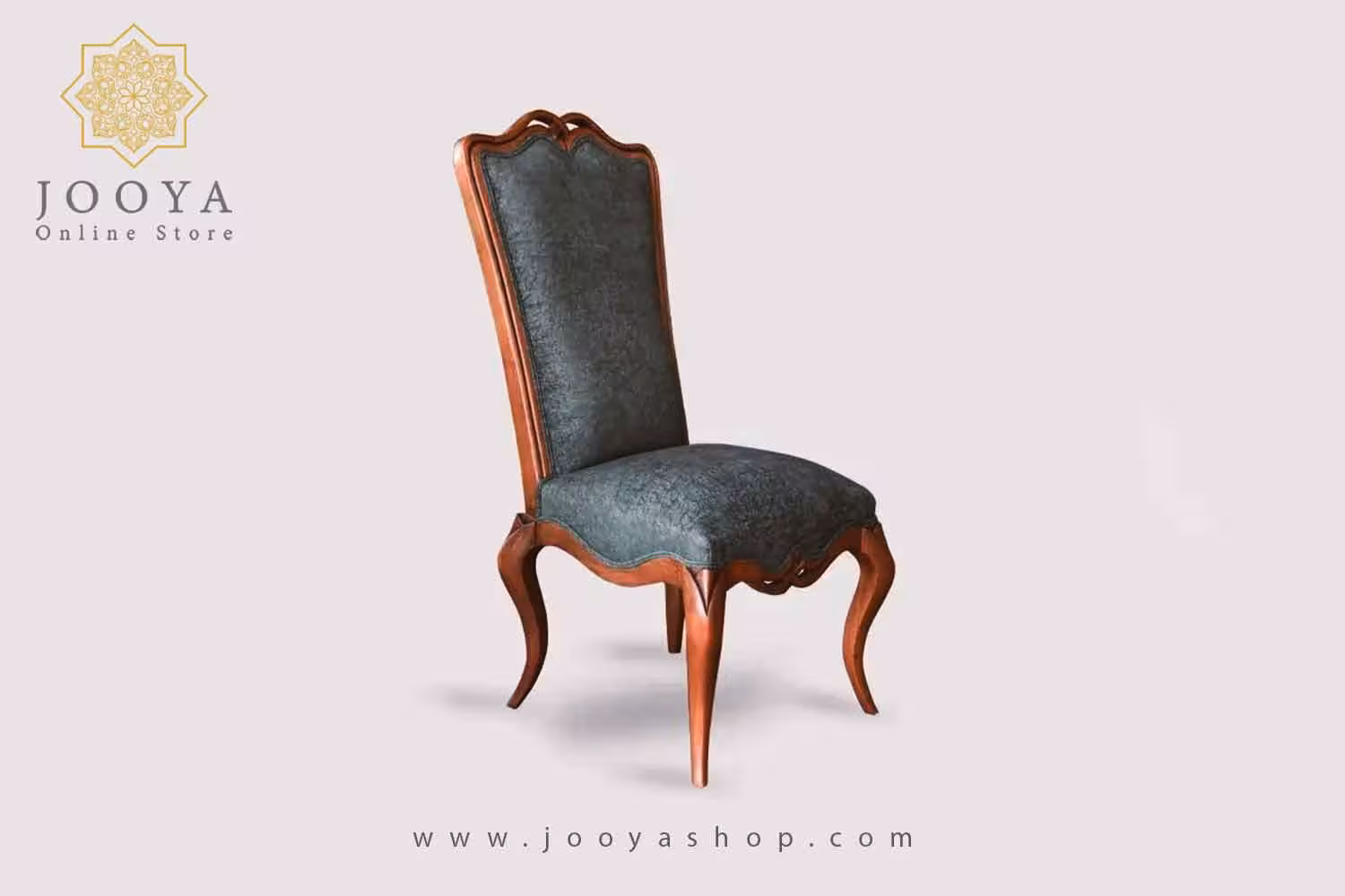 صندلی کلاسیک چوبی لیونا سبز زیتونی