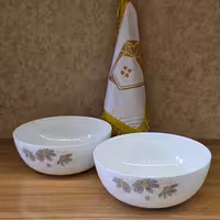 کاسه سالاد خوری شقایق طوسی برند گلدن اپال