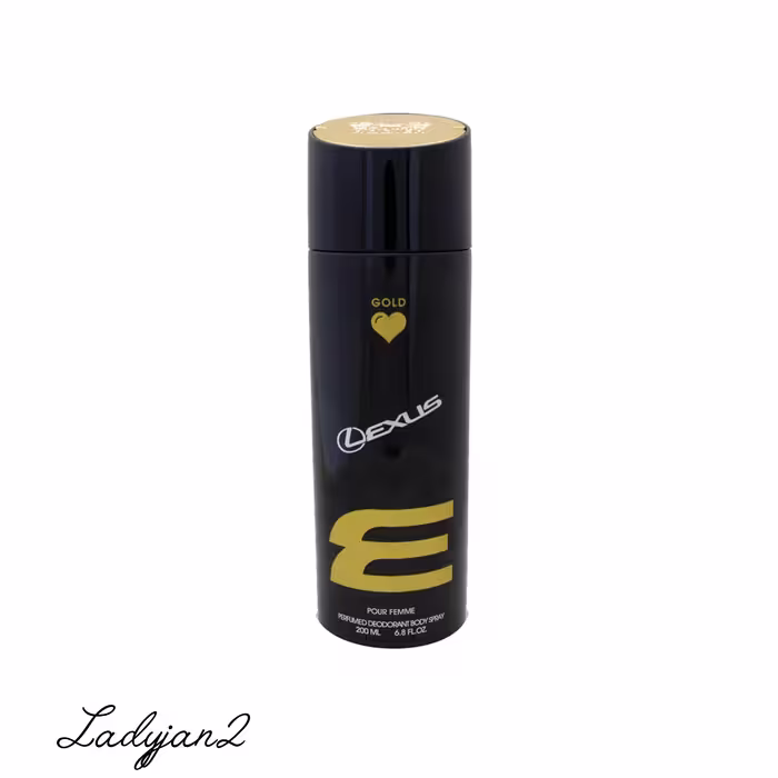 اسپری خوشبو کننده بدن زنانه رودیر مدل Lexus Gold