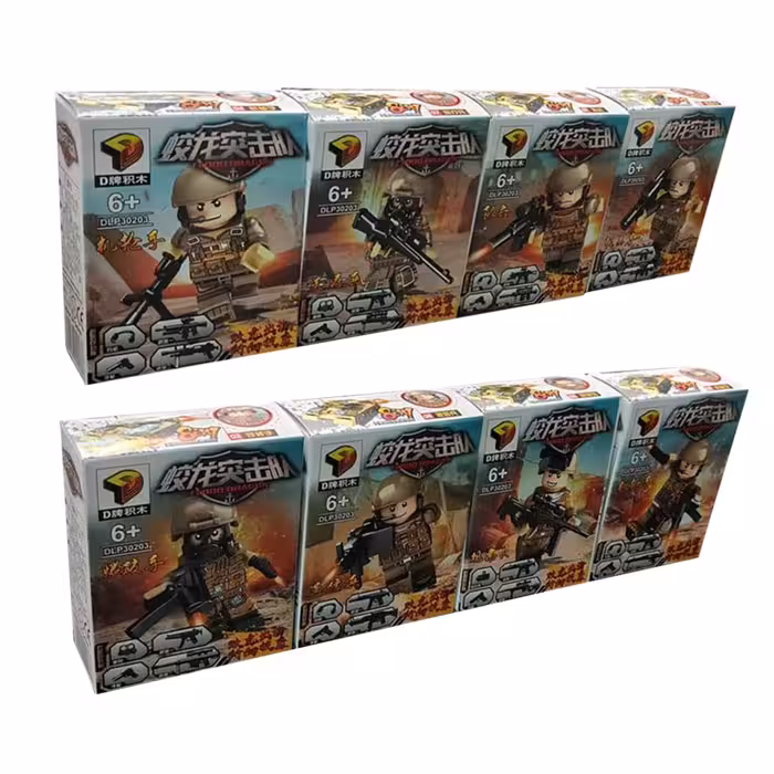 لگو مدل سربازهای ارتشی ست 8 عددی