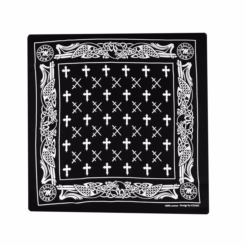 دستمال سر و گردن طرح صلیب