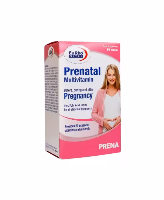 قرص پریناتال مولتی ویتامین زنان باردار یوروویتال 60 عددی