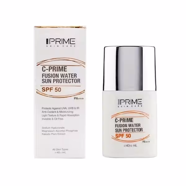 فلویید ضد آفتاب فیوژن واتر ویتامین سی پریم 40 میل SPF50