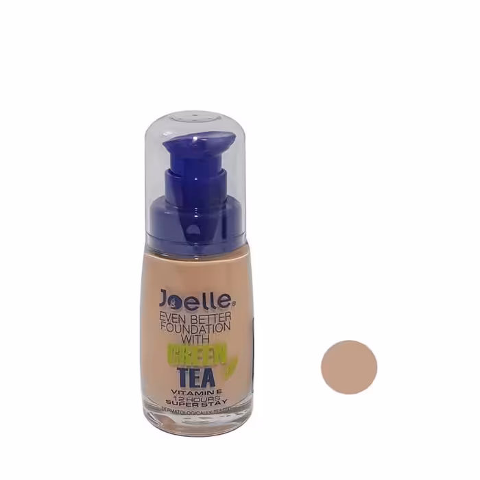 کرم پودر شیشه ای جویل مدل Green Tea شماره J05