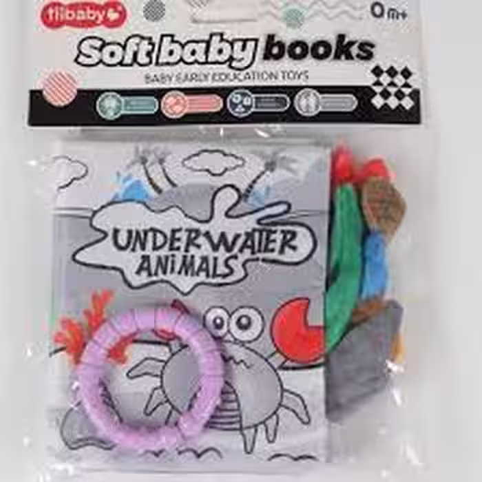 کتاب پارچه ای مربع softbaby book 0029 | مرکز فرهنگی آبی