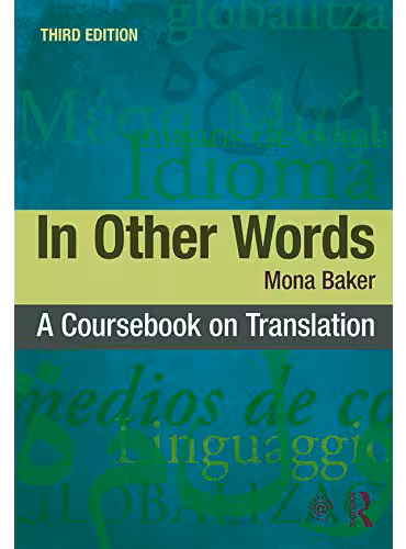کتاب In Other Words A Coursebook on Translation 3rd