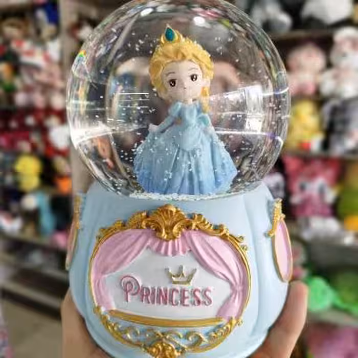 گوی موزیکال پرنسسی پمپی چراغدار