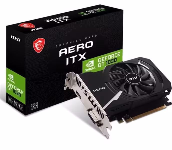 کارت گرافیک GT 1030 AERO ITX 4G D4 OC MSI