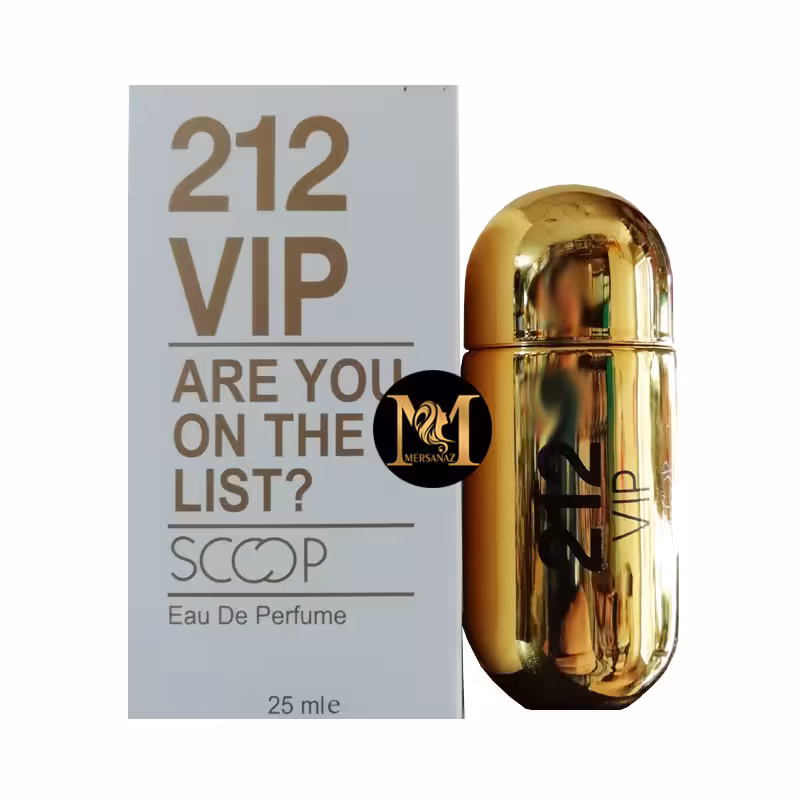 عطر جیبی زنانه اسکوپ مدل 212 VIP حجم 25 میلی لیتر