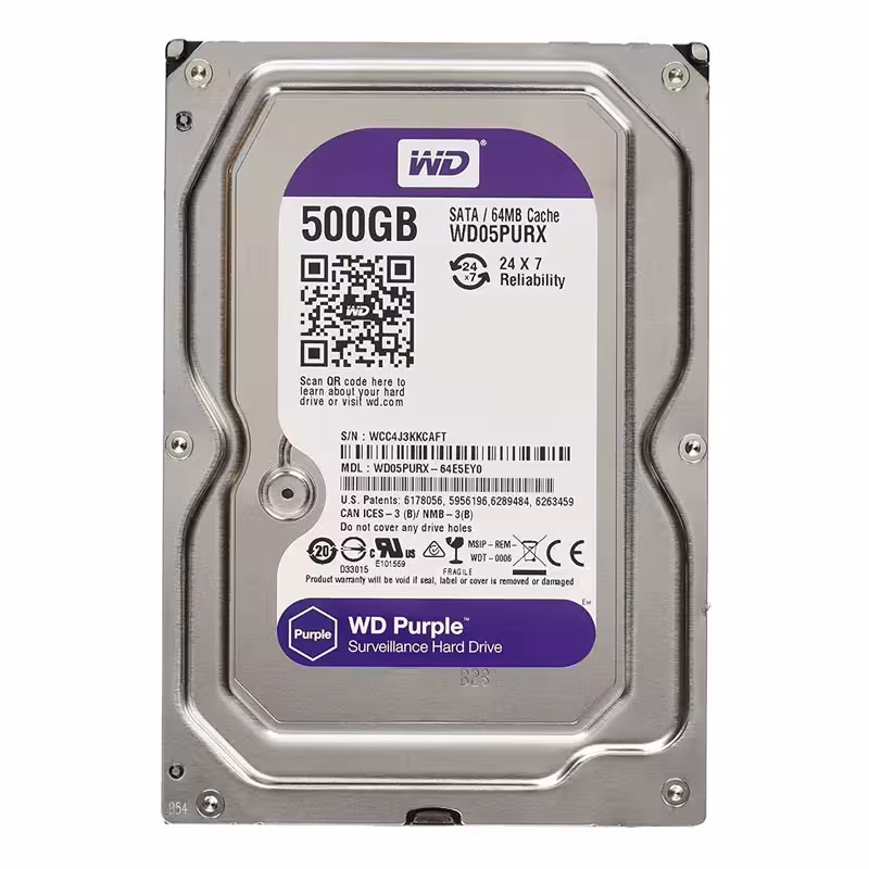 هارد اینترنال وسترن دیجیتال Western Digital Purple WD05PURX 500GB