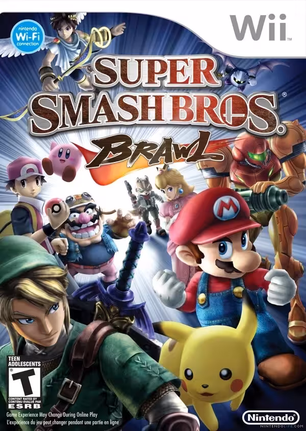 بازی نینتندو وی Nintendo Wii Super Smash Bros. Brawl