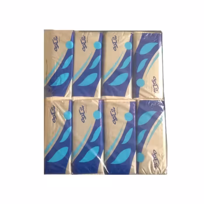 دستمال کاغذی اقتصادی شکوه 200 برگی بسته 8 عددی