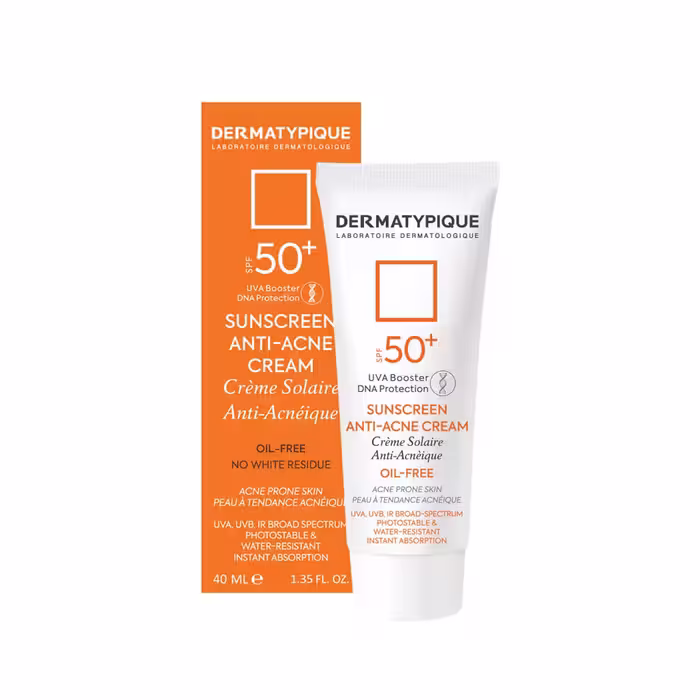 SUNSCREEN ANTI-ACNE CREAM SPF50  ضد آفتاب و ضد جوش درماتیپیک