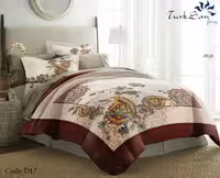 سرویس لحاف روتختی ترکسان کد D17 دو نفره 6 تکه