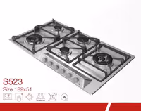 اجاق گاز صفحه ای S523 دیموند(ارسال رایگان)