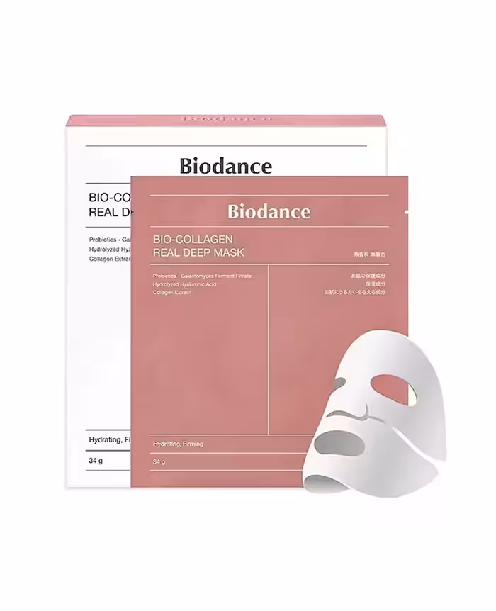 ماسک صورت بایودنس مدل بیو کلاژن بسته 4 عددی