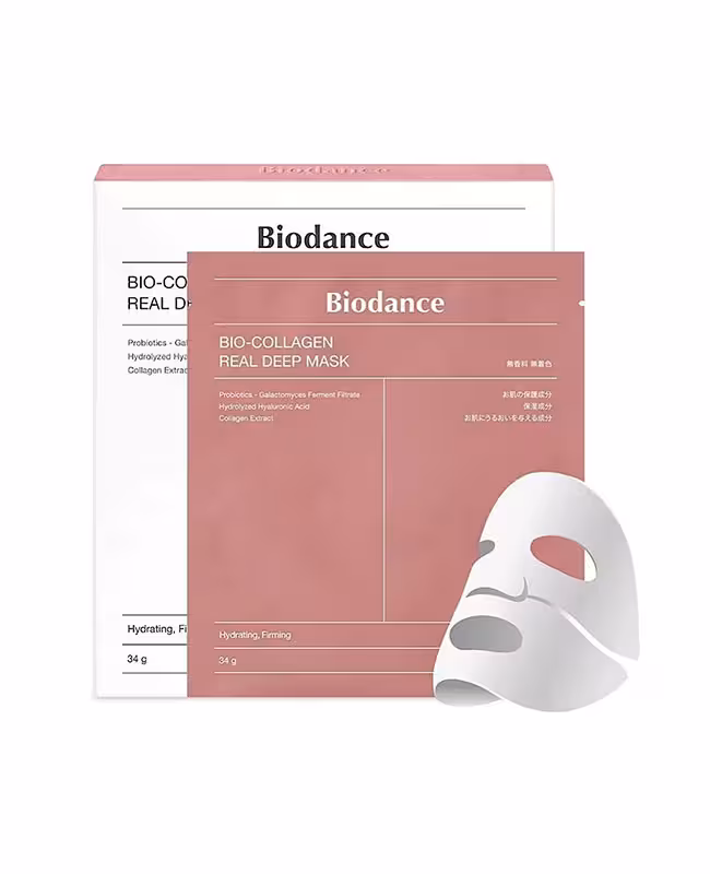 ماسک صورت بایودنس مدل بیو کلاژن بسته 4 عددی