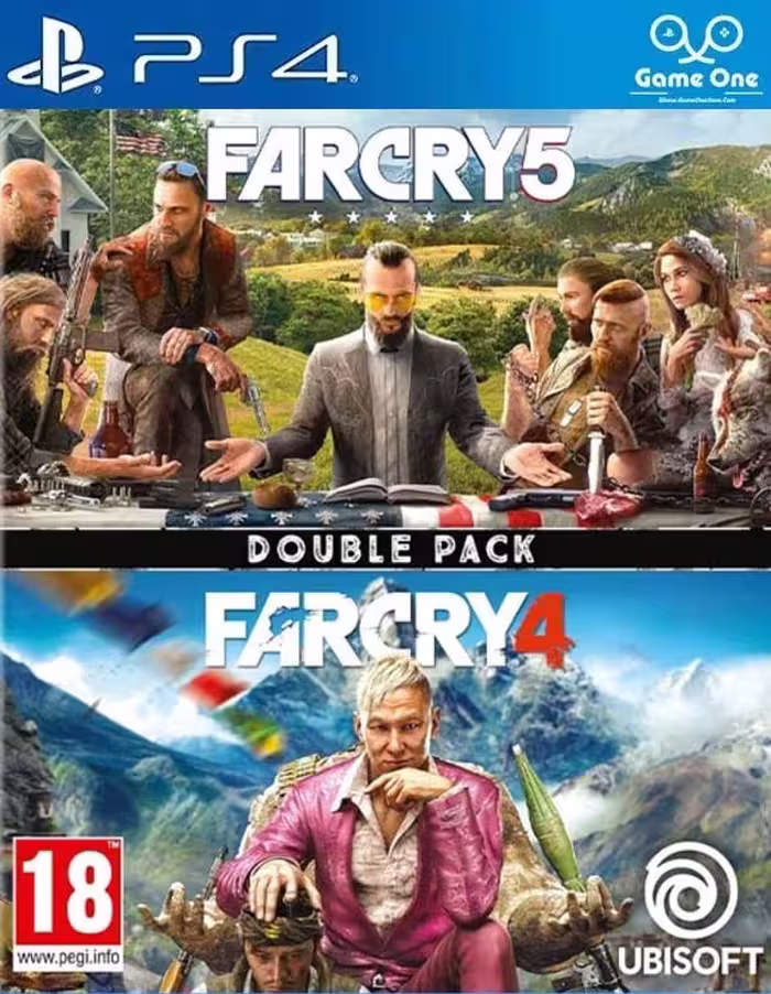 بازی Far Cry 4 Far Cry 5 Double Pack برای PS4