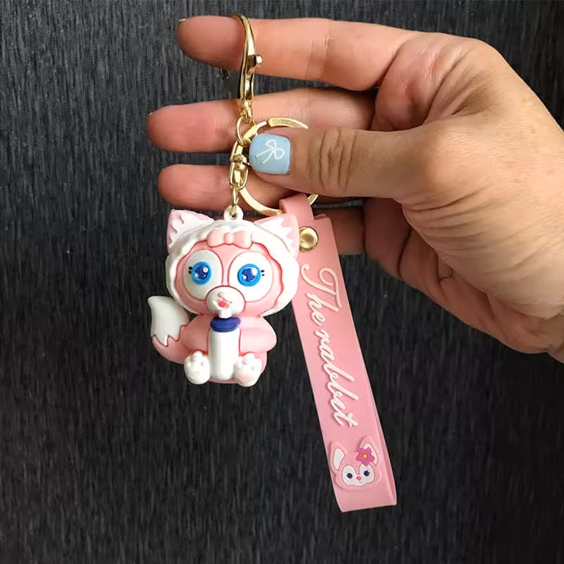 جاکلیدی سیلیکونی طرح گربه ملوس