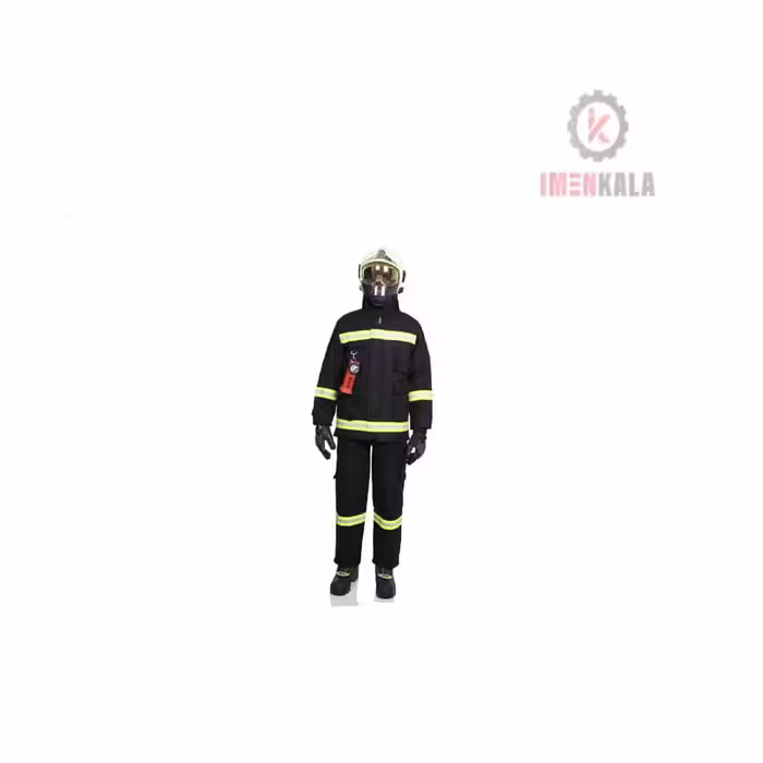 لباس عملیاتی آتش نشانی اطفای حریق فایرمن Fireman کتان مشکی