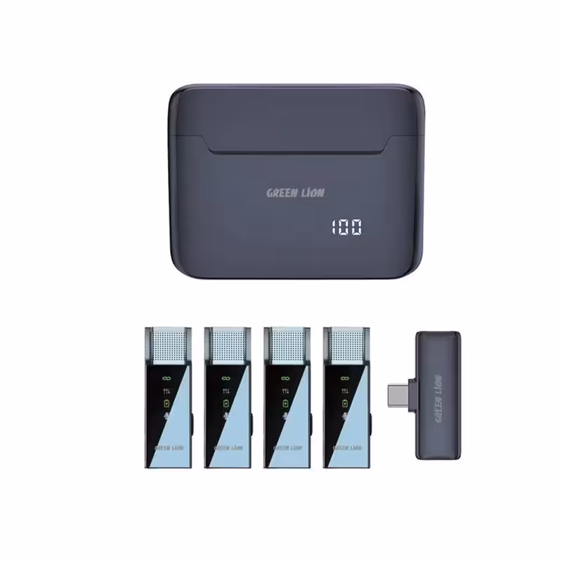 ست میکروفن بی سیم گرین لاین مدل 4IN1 TYPE-C