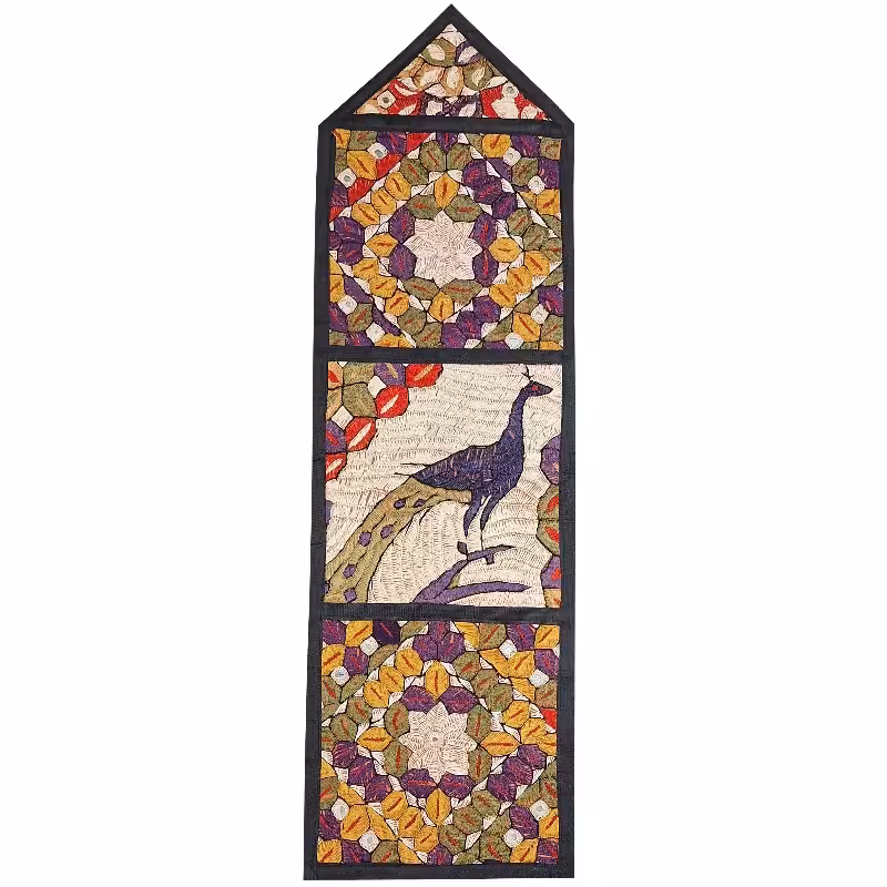 دیوارکوب 3 جیبه کد JAAB28 سوزن دوزی ابریشم