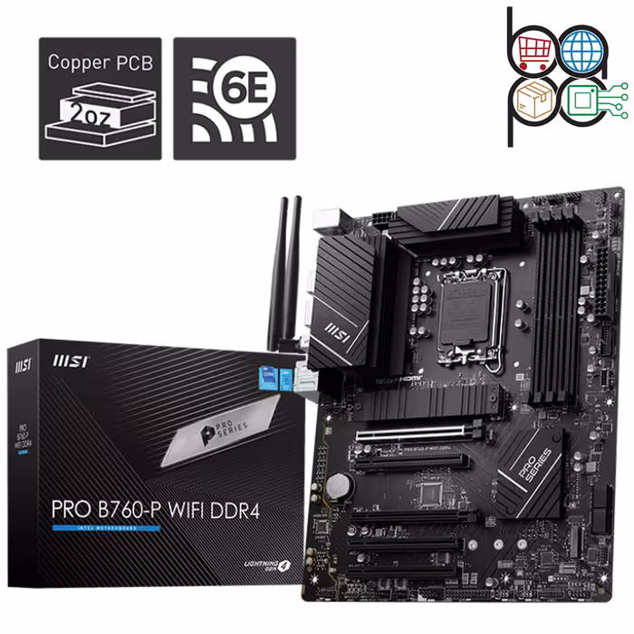 مادربرد ام اس آی مدل MSI PRO B760-P WIFI DDR4