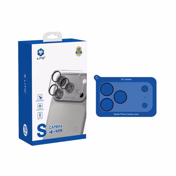گلس لنز S  Camera لیتو مناسب برای گوشی موبایل اپل iPhone 17 Pro Max