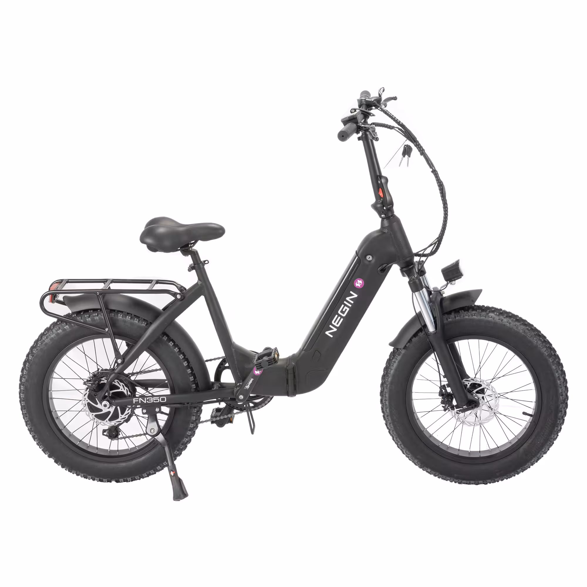 دوچرخه تاشو نگین مدل fn350 سایز طوقه 20 اینچ - کالاوما