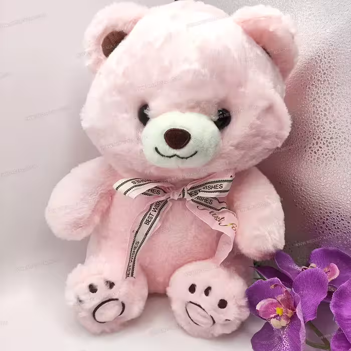 عروسک تدی صورتی
