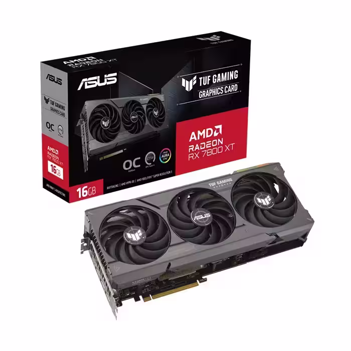 کارت گرافیک ایسوس TUF Gaming Radeon RX 7800 XT OC Edition 16GB