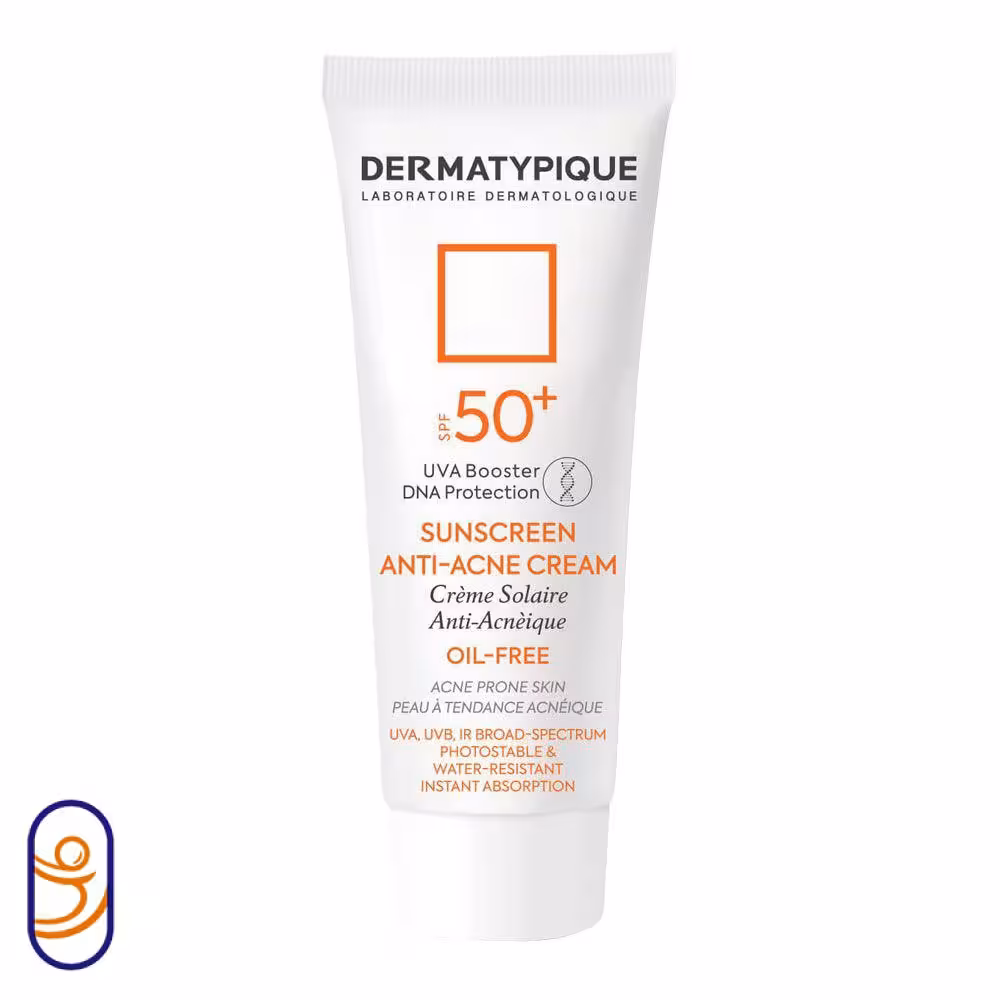 کرم ضد آفتاب SPF 50 مناسب پوست چرب و جوش دار درماتیپیک