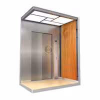 کابین آسانسور MDF استیل کد 10419
