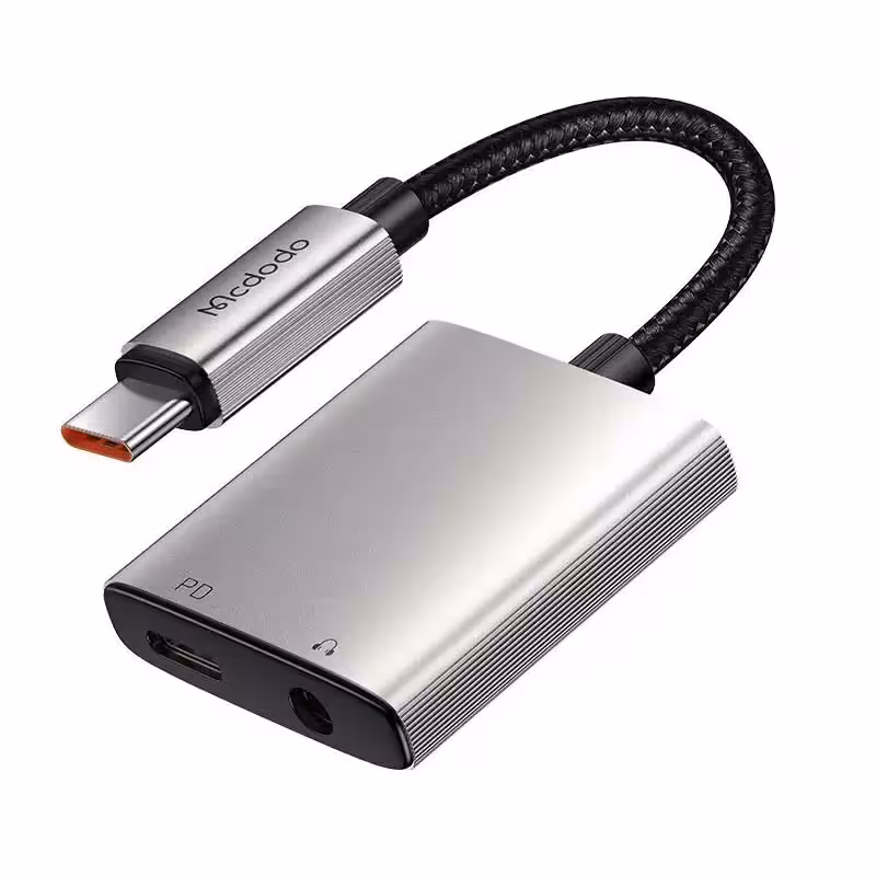 مبدل USB-C به USB-C/AUX مک دودو مدل CA-505