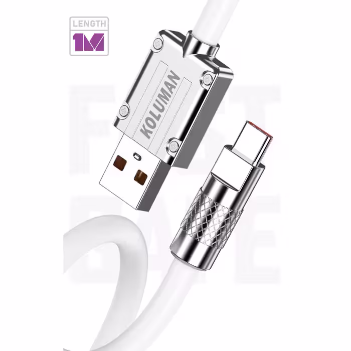 کابل شارژ و دیتا کلومن KD-72 TYPE-C