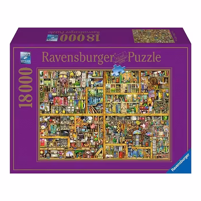 پازل 18000 تکه رونزبرگر طرح قفسه کتاب جادویی