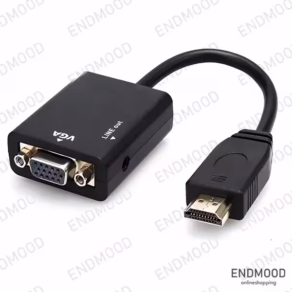 تبدیل HDMI به VGA کی نت مدل K-COHD2VGAP