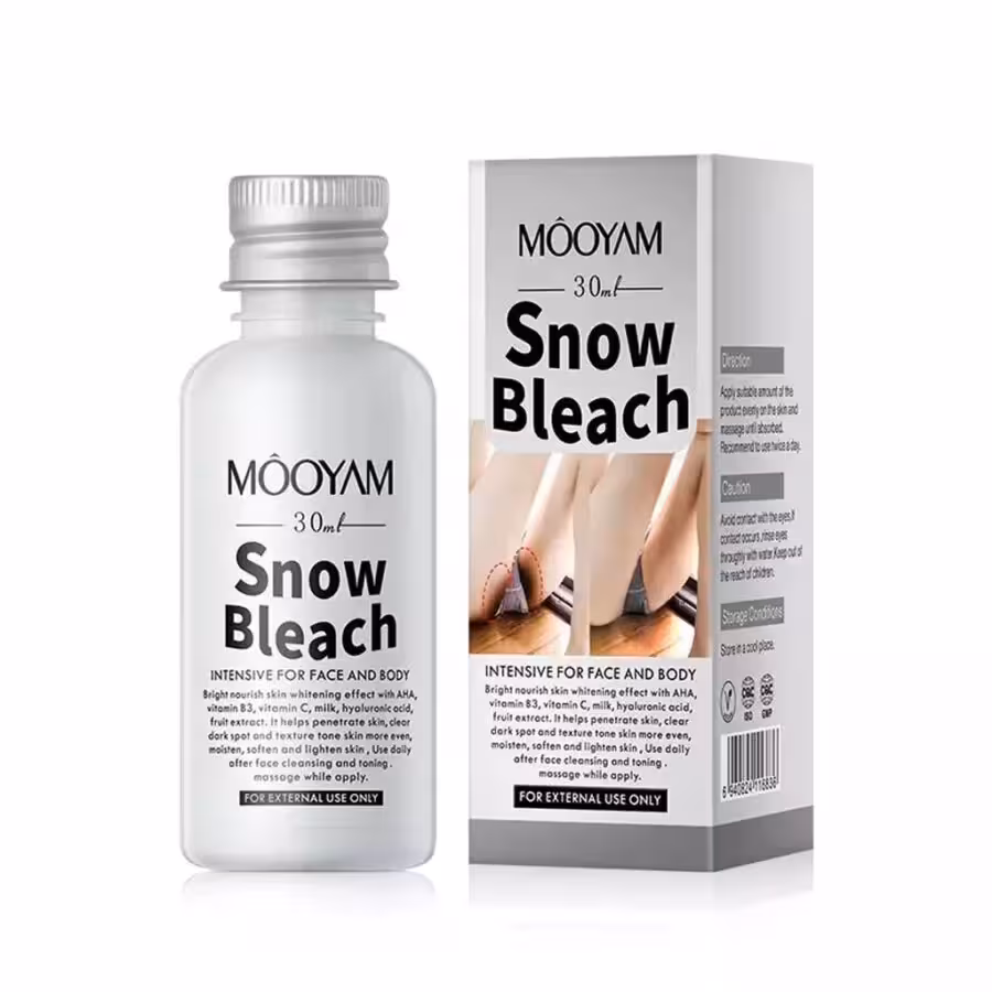 کرم سفید کننده بدن و بیکینی Snow Bleach مویام