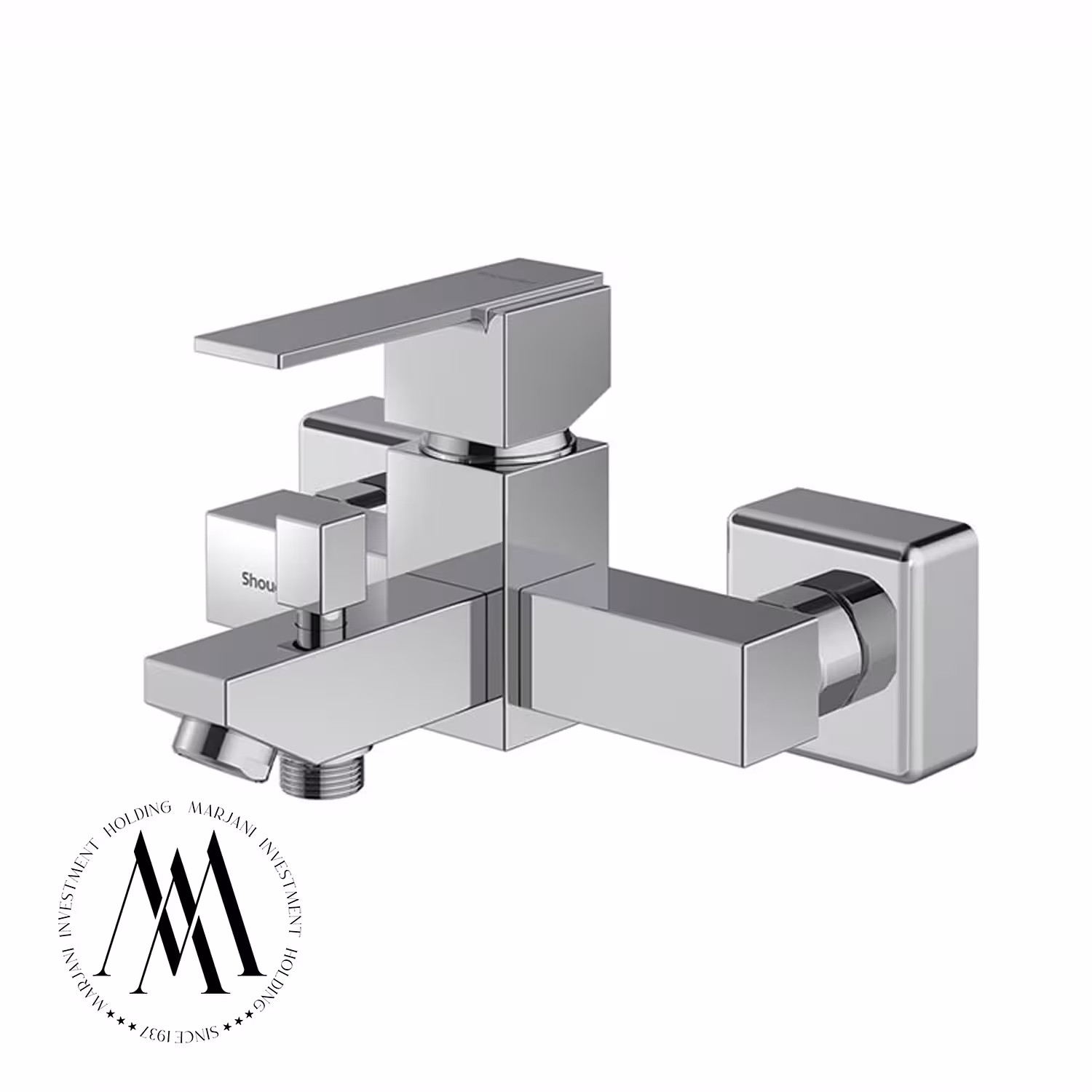 شیر حمام شودر مدل شارپ (کروم)