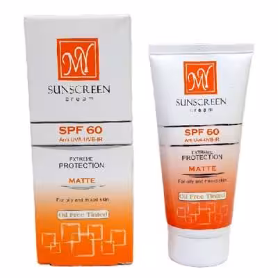 ضد آفتاب مای spf 60 رنگی فاقد چربی MY