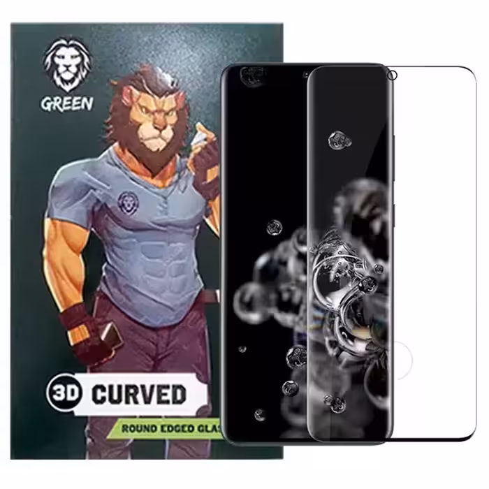 محافظ صفحه نمایش گرین مدل 3D-Curved مناسب برای گوشی موبایل سامسونگ Galaxy S21 Ultra